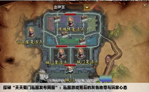 探秘“天天蜀门私服发布网服”：私服游戏背后的灰色地带与玩家心态