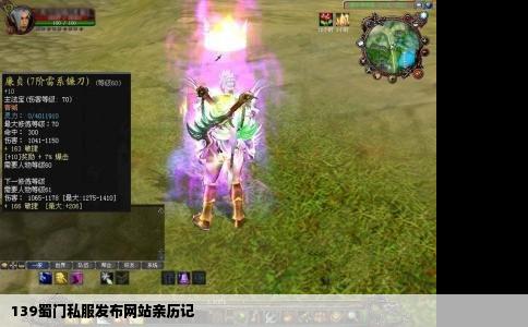 139蜀门私服发布网站亲历记